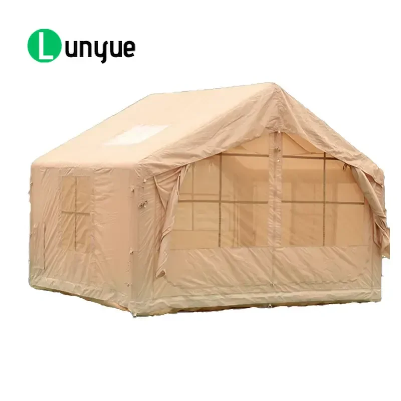 Large Inflatable Camping Tent Lightweight Automatic Air Tent for Outdoor Road Trips Adventures Easy Setup Portable Shelter