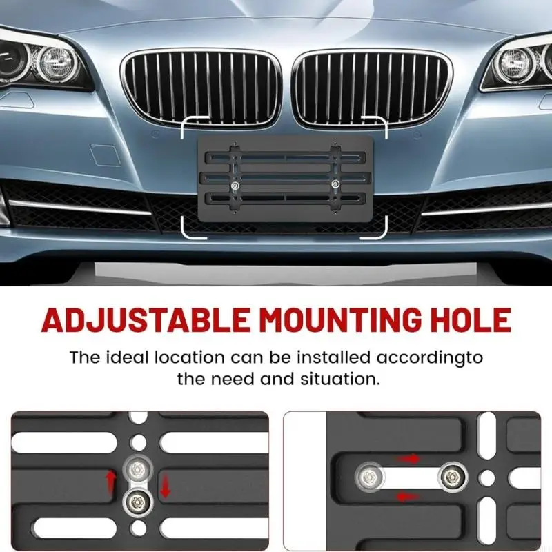 

Easy Installation Universal License Plate Holder Mounting for SUV Truck H9EE