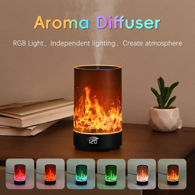 Screen Display Timing Function Colorful Aromatherapy Machine USB Desktop Heavy Fog Air Humidification Aromatherapy Machine