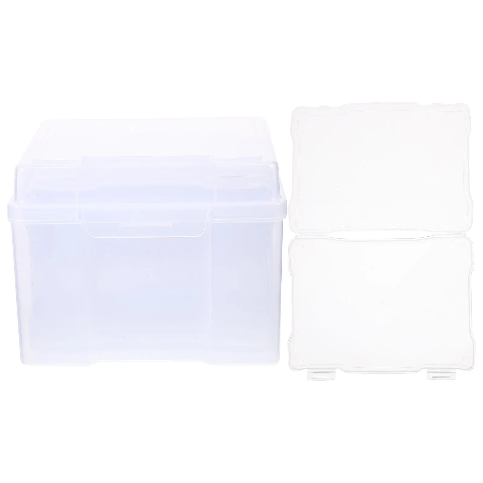 

Photo Storage Box Organizer Case Pictures Holder Photograph Boxes Multi Purpose Containers Crafts