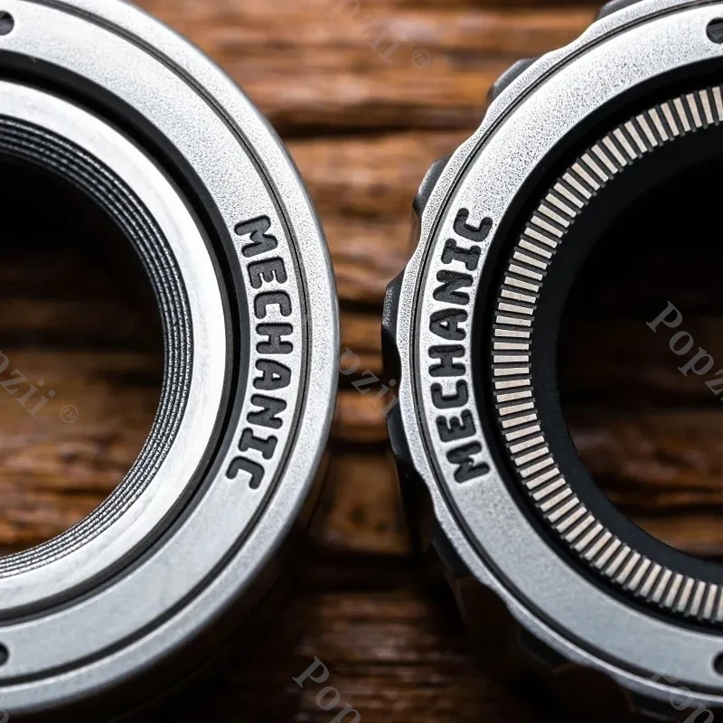 LAUTIE Mechanic E Fidget Ring Spy Wars Series EDC Fidget spinner Metal Adult Fidgeting toys Office Stress Relief Gadgets