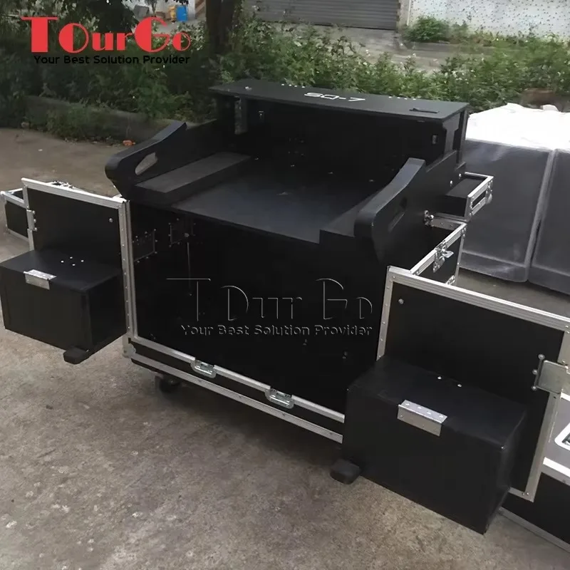 Customized DJ Mixer Console Flip Flight Case for Allen Heath SQ7
