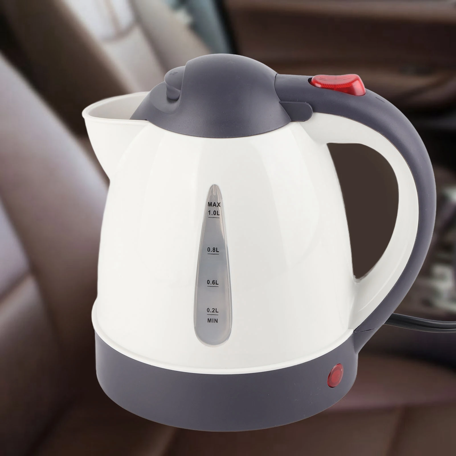 24V Car Kettle Car Kettle Car Water Heater Portable 1000ml 24V Travel Car Truck Kettle Water Heater Bottle for Tea Coffee Making