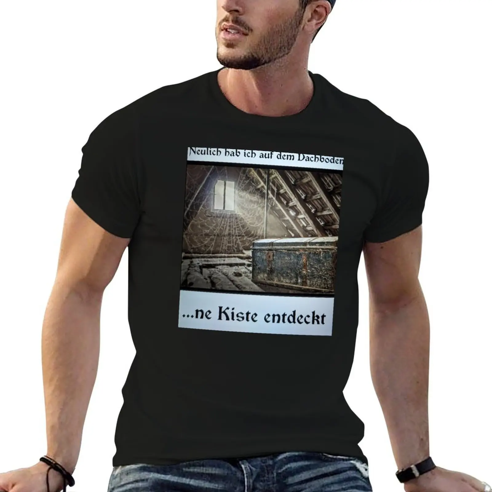 

box in the attic T-Shirt anime tshirt funny t shirts cotton man graphic t shirt T-shirt