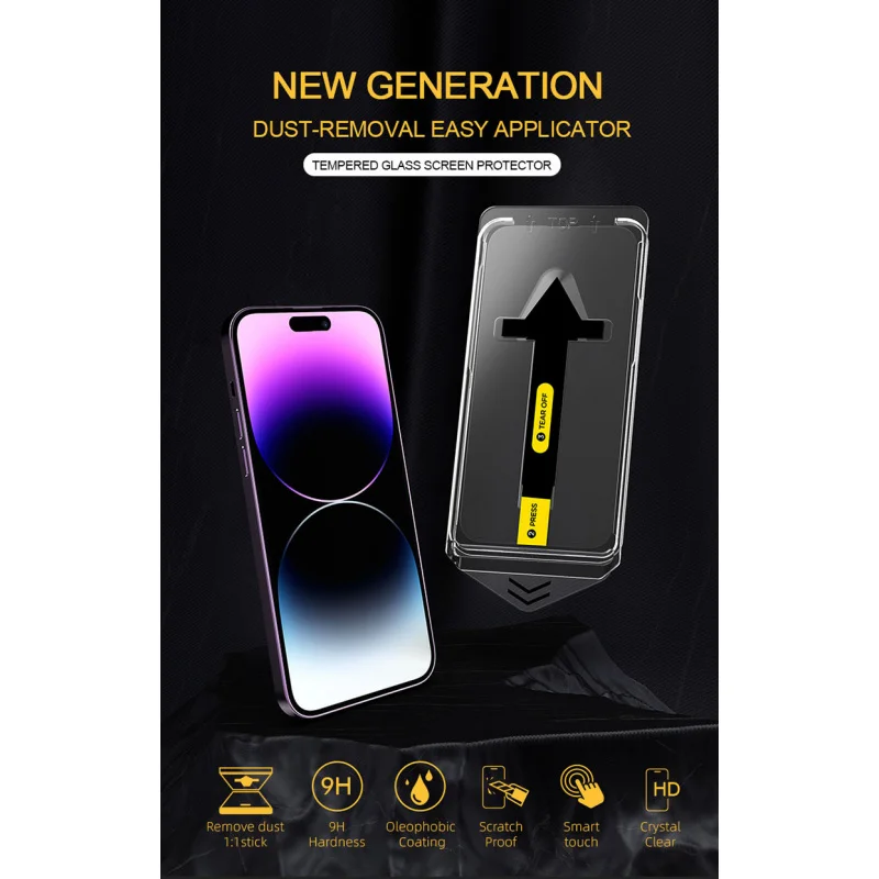 

10 Pieces hign definition Dust-Free Installation Screen Protector for iPhone 16 15 14 13 12 11 Pro