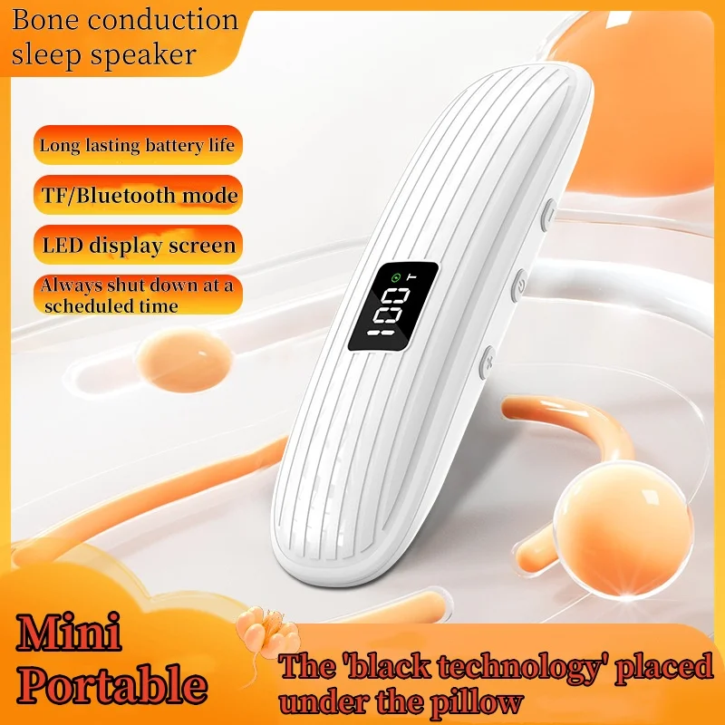 

Mini Bone Conduction Caixa De Som Bluetooth Speaker Under Pillow Bluetooth Soundar Wireless MP3 Music Player Support TF Card