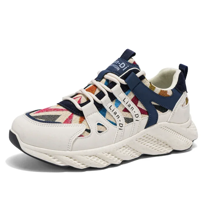 

Men's casual sneakers designer's new breathable loafers with mesh casual sports shoes running tennis, large-sized men's shoes