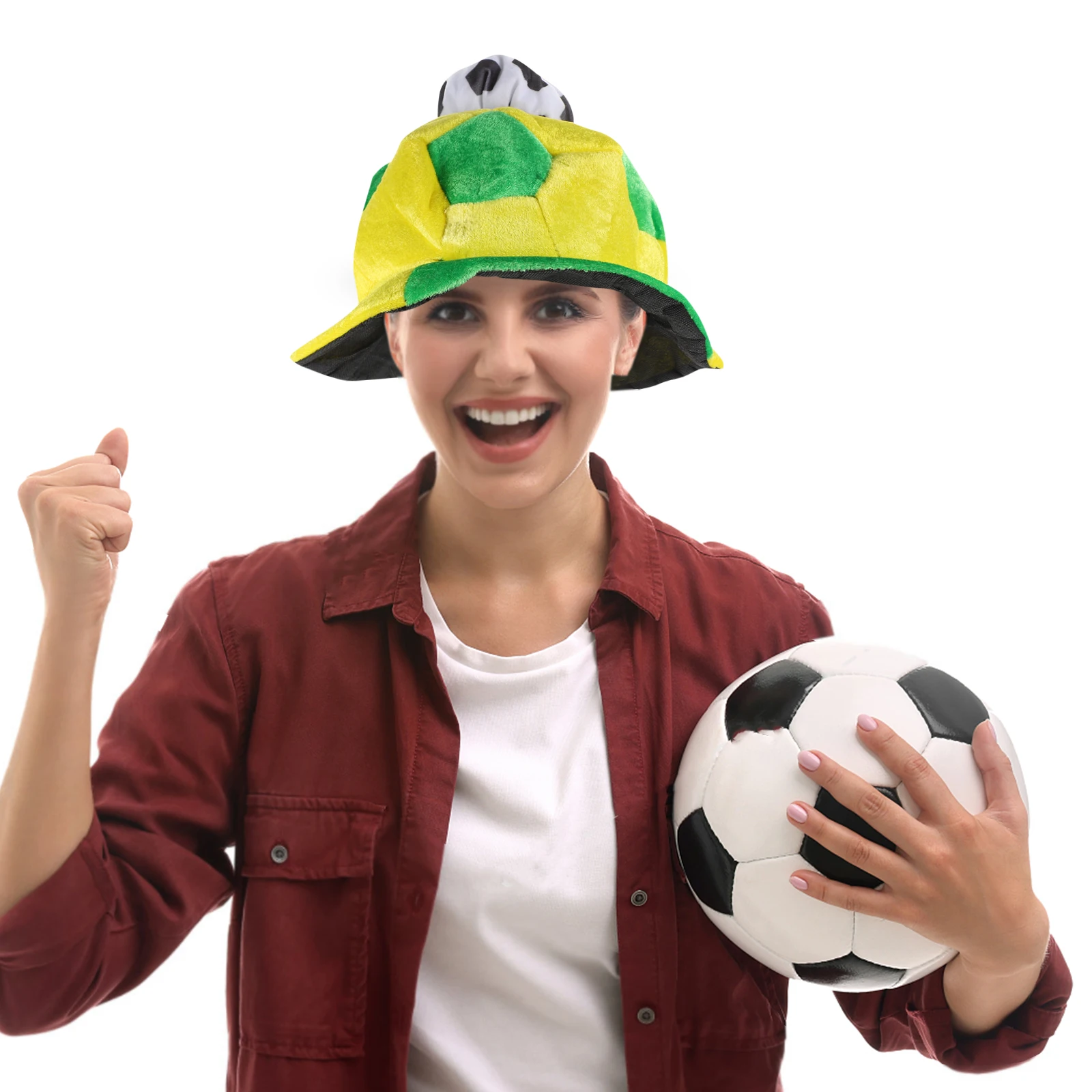 

Football Cap for Men Youth Wool Sports Party Hat Soccer Competition Caps with Argentina Design Lightweight Breathable