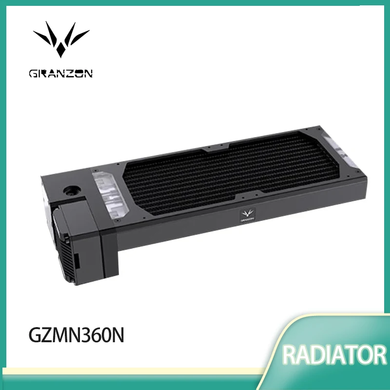 

Granzon GZMN Integrated AIO Pump + Bridge Moudle + 120mm/240mm/360mm/480mm Radiator Computer Water Cooling Heatsink