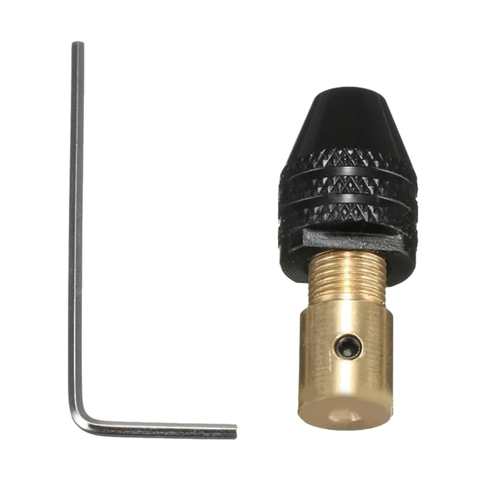 

High Quality Practical Brand New Drill Chuck Brass Mini Chuck Power Tools 0.3-3.4mm Chuck Electric Motor Shaft