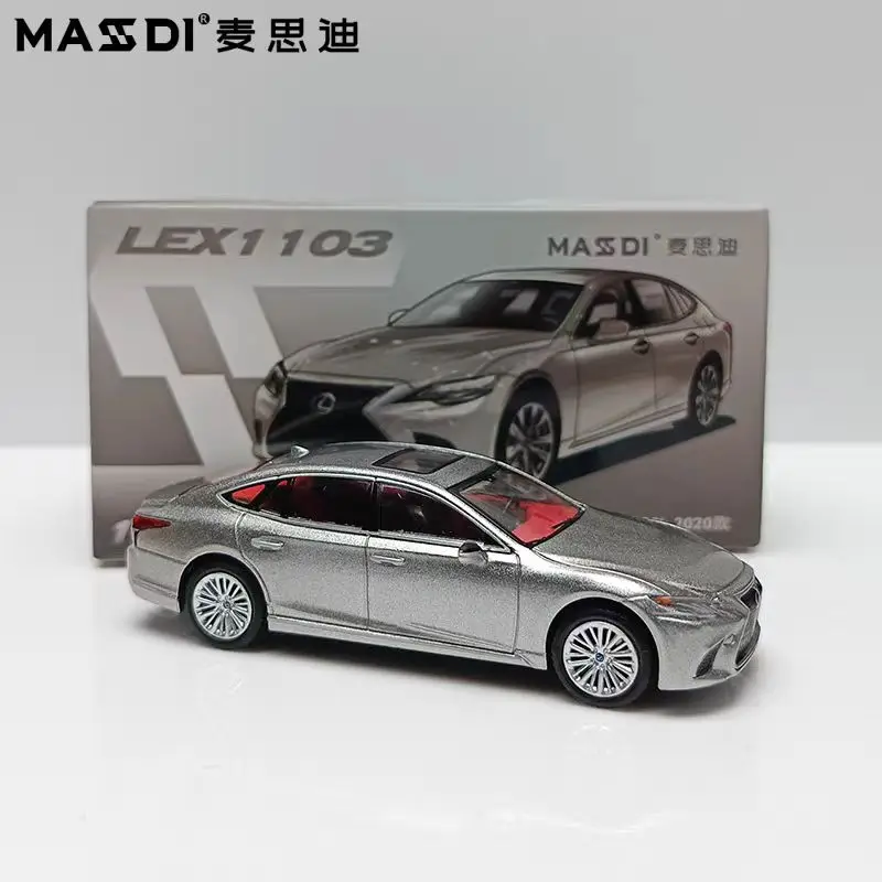 دييكاست 1:64 مقياس لكزس LS 500h 2020 سبيكة سيارة نموذج تحصيل لعبة هدية تذكارية عرض حلية #6