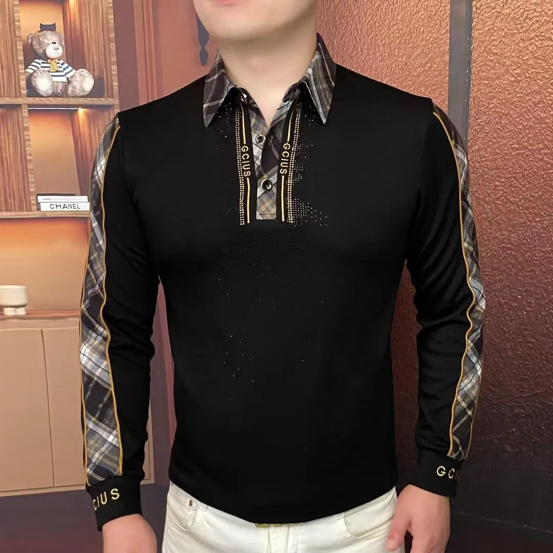 

Sli Busin Men's Hoodie Long Sve Overhead Autumn New Faion Casual Pants Breathable Polyester Fiber Middle Youth