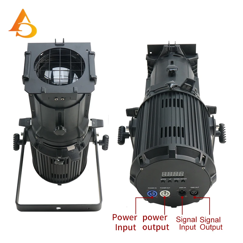 200W LED BI-COLOR IMAGING LAMP Adjustable focus DJ Performance Light stage light show Party Night