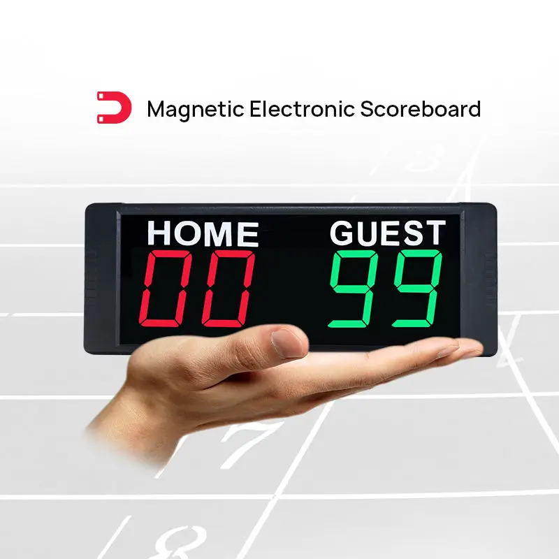 Light Emitting Diode Digital Electronic Magnetic Wireless Basketball Game Scoreboard