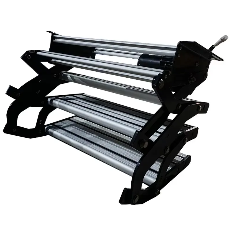 

ATV RV Trailer Electrical Triple Folding Step For Caravan Motorhome Travel Trailer