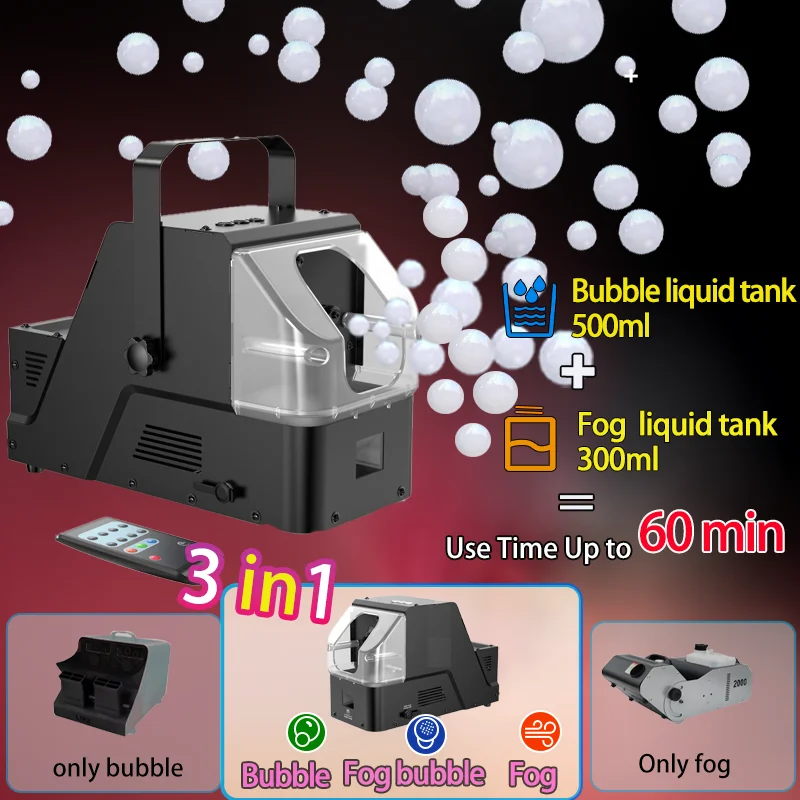 Automatyczna maszyna do wytwornicy mgły z 3 trybami funkcjonowania, idealna na wesela, imprezy, występy sceniczne, prezent urodzinowy, Boże Narodzenie, Halloween, zabawka dla dzieci.