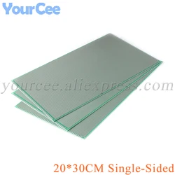 Single Sided Copper Prototype PCB Universal Printed Circuit Board 20x30cm Breadboard Plate 200*300mm DIY 2.54mm