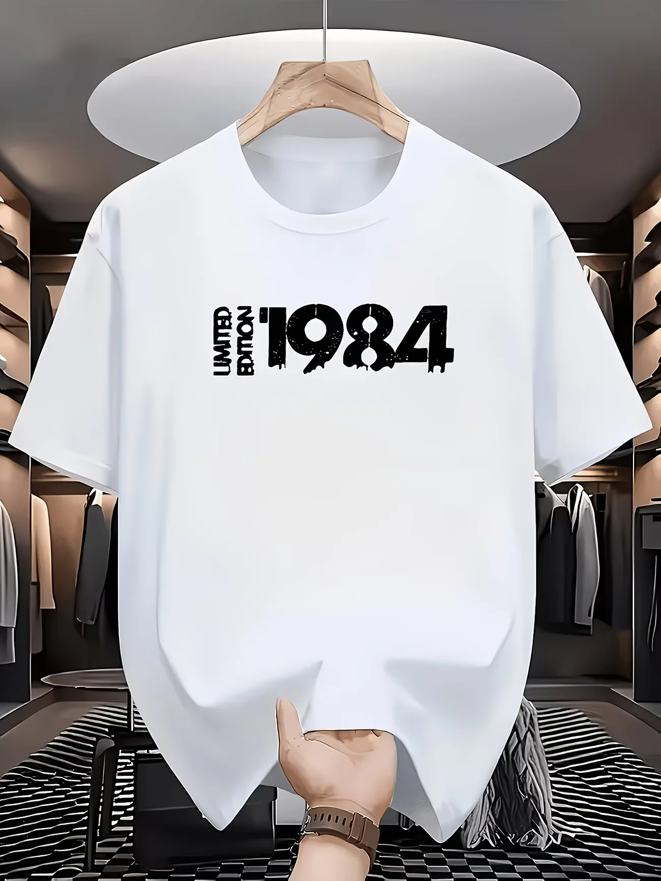 Vintage 1984 Limited Edition Graphic T-Shirt Men Women 40th Birthday Gift Tee Retro Letter Print Short Sleeve Summer Casual Top
