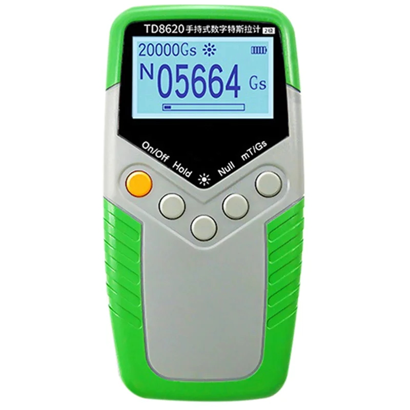 BHTS-TD8620 Permanent Magnet Meter Handheld Digital Tesla Meter Magnetic Flux Meter Surface Magnetic Field Test 5% Accuracy
