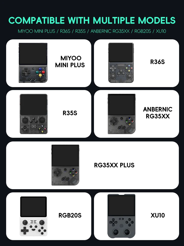Data Frog R36S Case Retro Video Game Bag EVA Hard Cover for RG35XX R35S Miyoo Mini Plus Shockproof Portable Protective Pouch