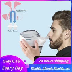 Electric Nasal Care Nose Cleaner Neti Pot Rhinitis Sinus Rinse Bottle Nose Wash Cleaner Pressure Rinse Nasal IrrigationNasalSalt