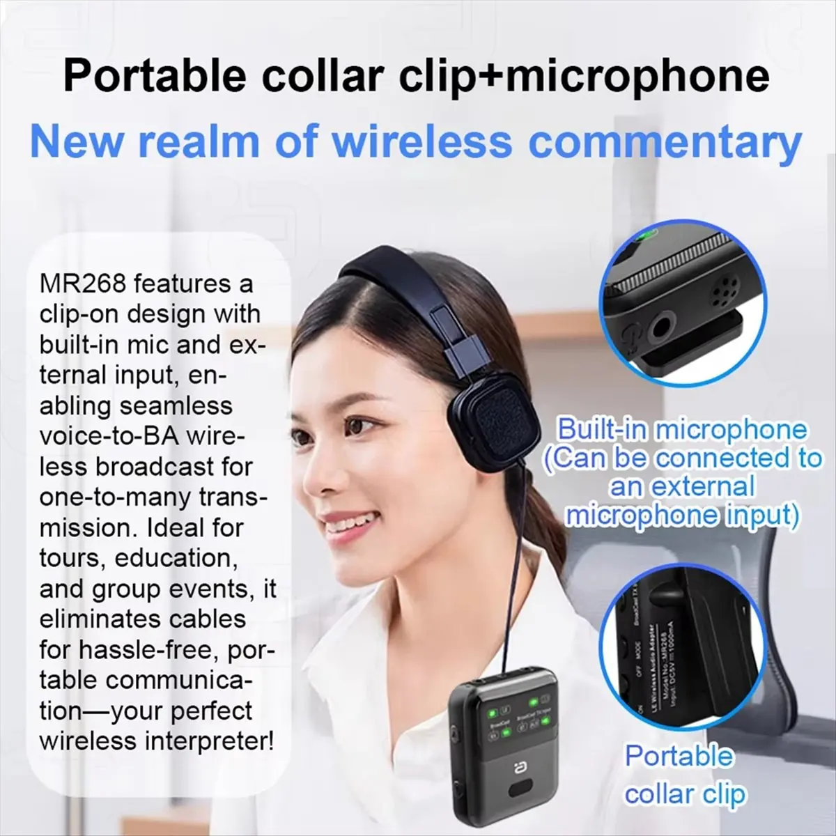Goodprice Bluetooth 5.4 Audio Transceiver LE Audio Adapter,Broadcast 1TX to 100+ RX Devices Sharing,AAC/AptX-AD/LC3,USB EU Plug