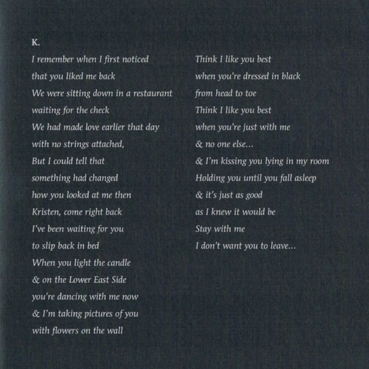 Cigarettes After Sex 셀프 타이틀 앨범 CD (미국판) - CAS 팬들을 위한 재고 음악 디스크