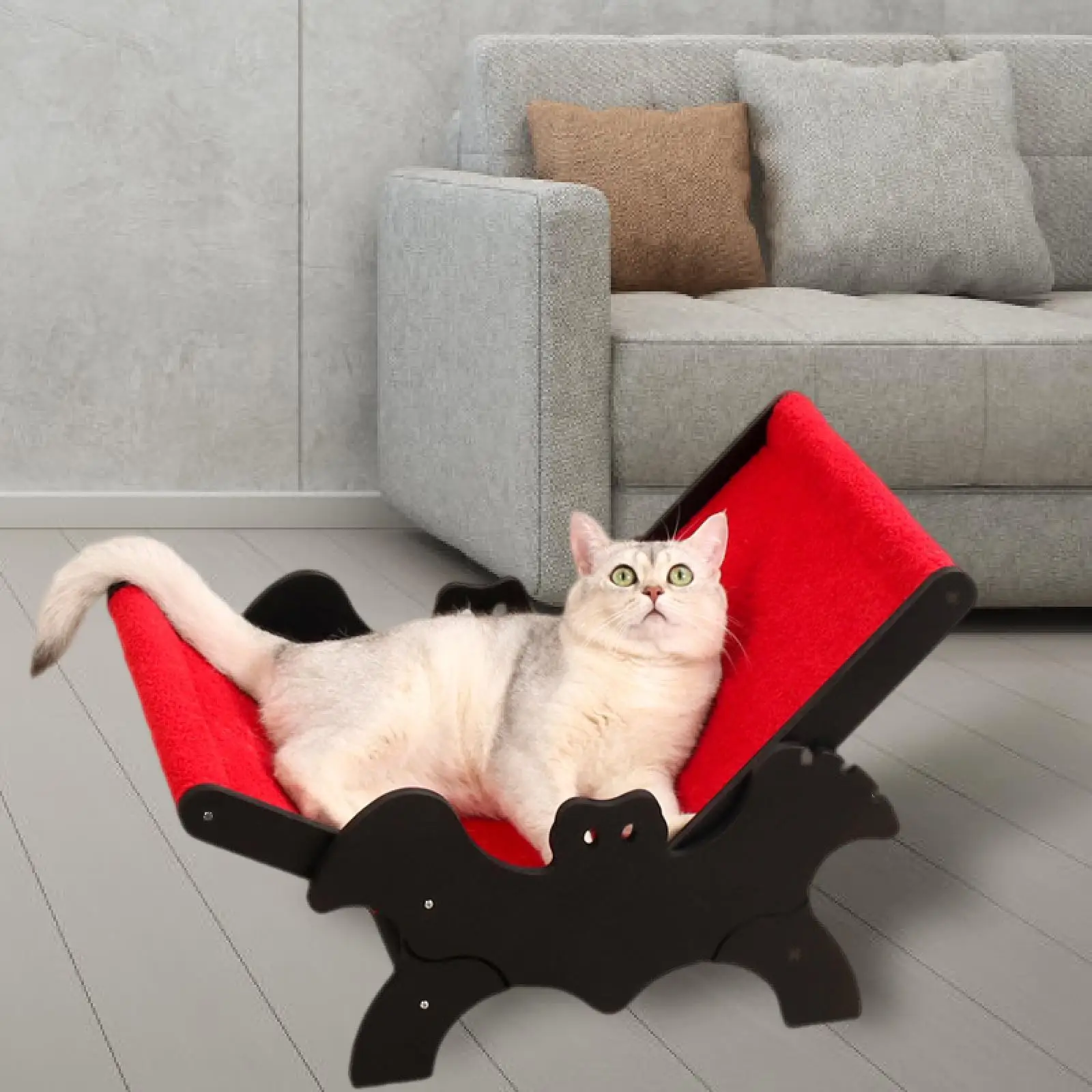 Cat Lounge Chair Puppy Sleeping Nest Adjustable for Kitten Dogs