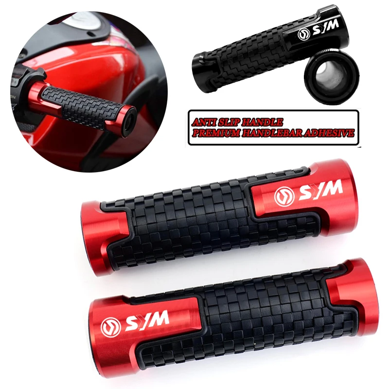 For SYM JOYMAX Z 125/250/300 MAXSYM 400i 600i GTS 300i T2 T3 7/8'' 22mm Motorcycle Handle Ends Grips Bar Hand