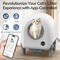 Automatic Cat Litter Box Self Cleaning with Camera Smart Tuya App Cat Toilet Tray 68L Large Capacity Caja De Arena Para Gatos