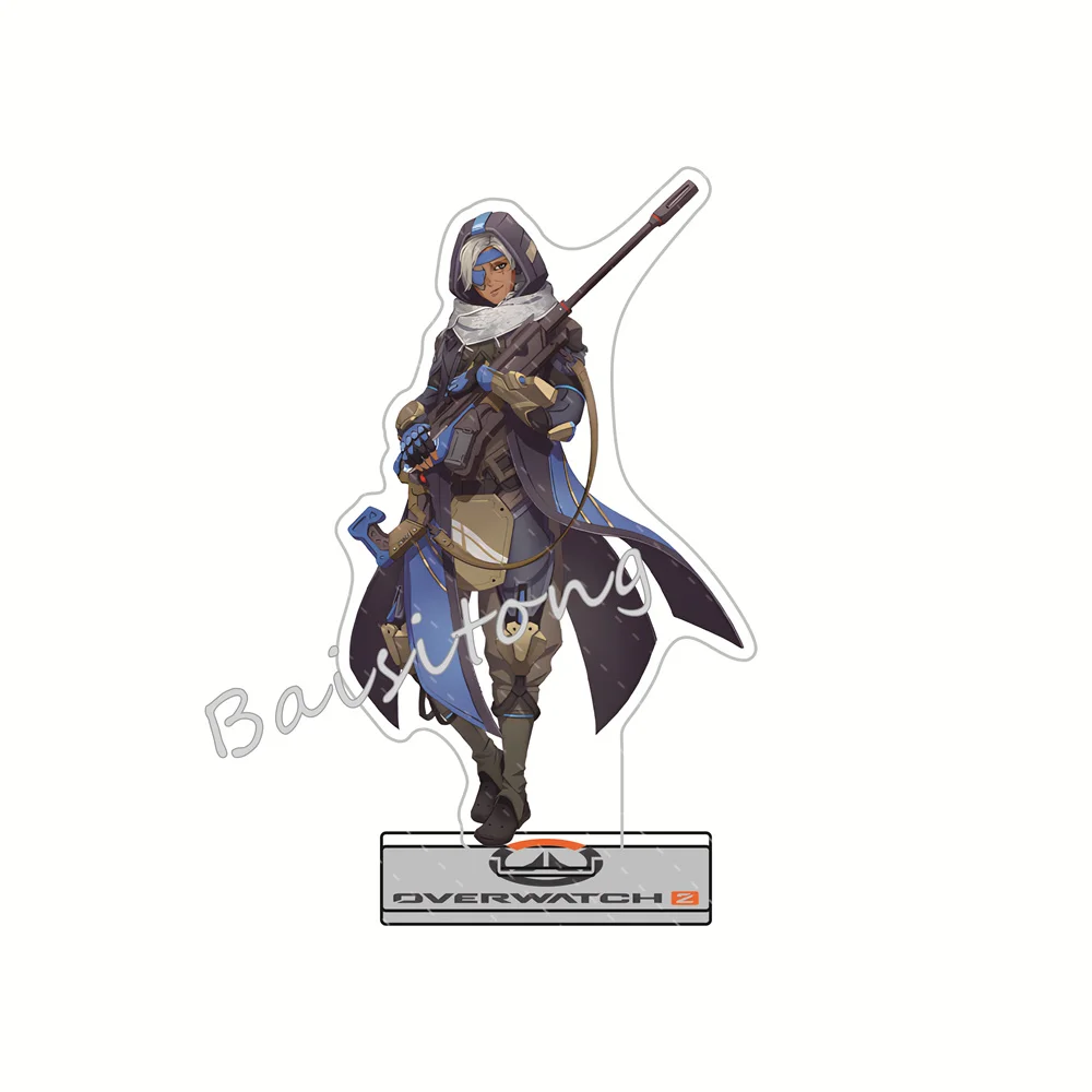 Game Overwatch 2 15cm Acrylic Stand Anna/Grim Reaper/Genji/Reinhardt Tabletop Decoration Jewelry Elegant Cute Toys Gifts view 3