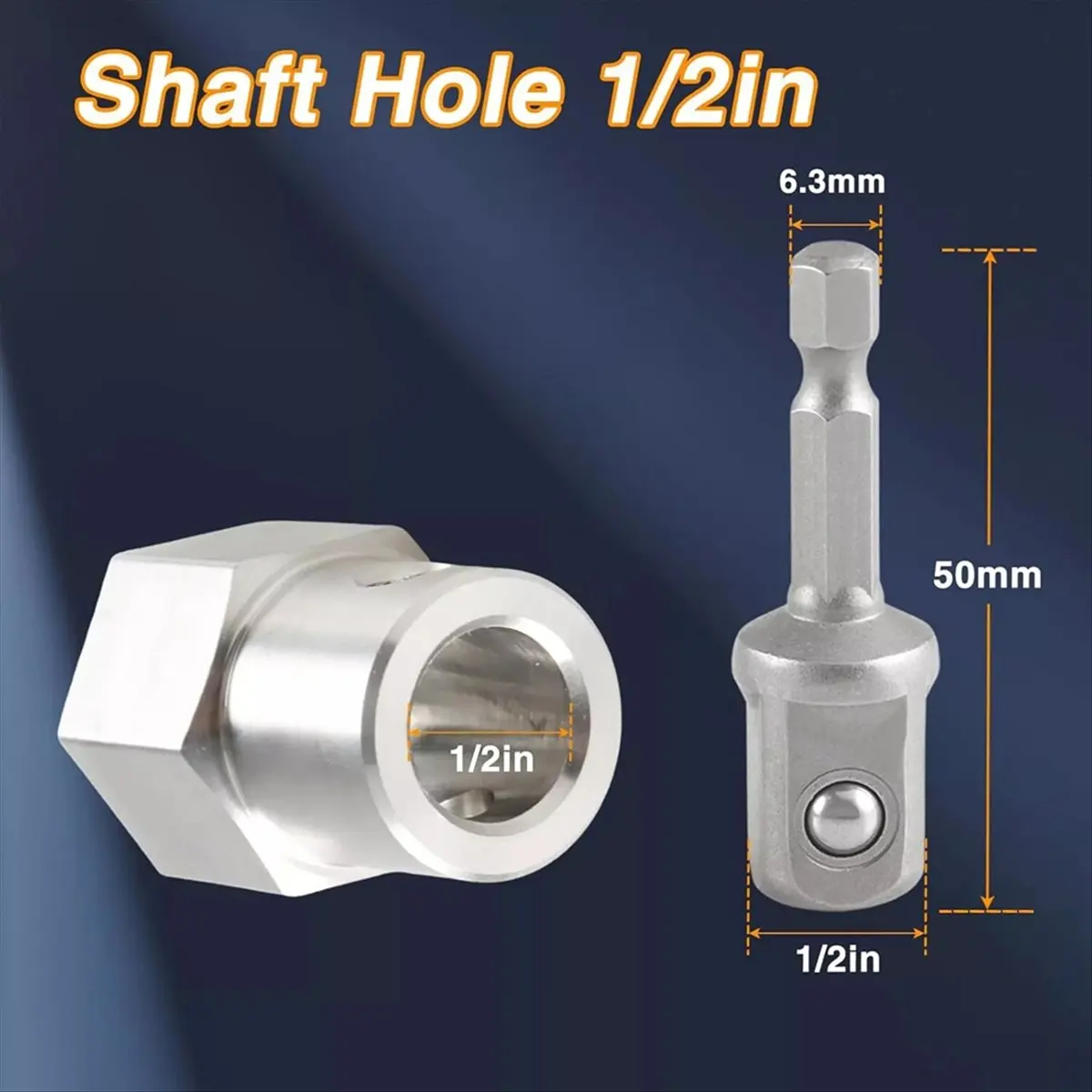 Super Sale Cordless Drill Adapter Drill Bit Adapter with 1/2 Inch Socket Bit for Trailer Jack Crank Handle