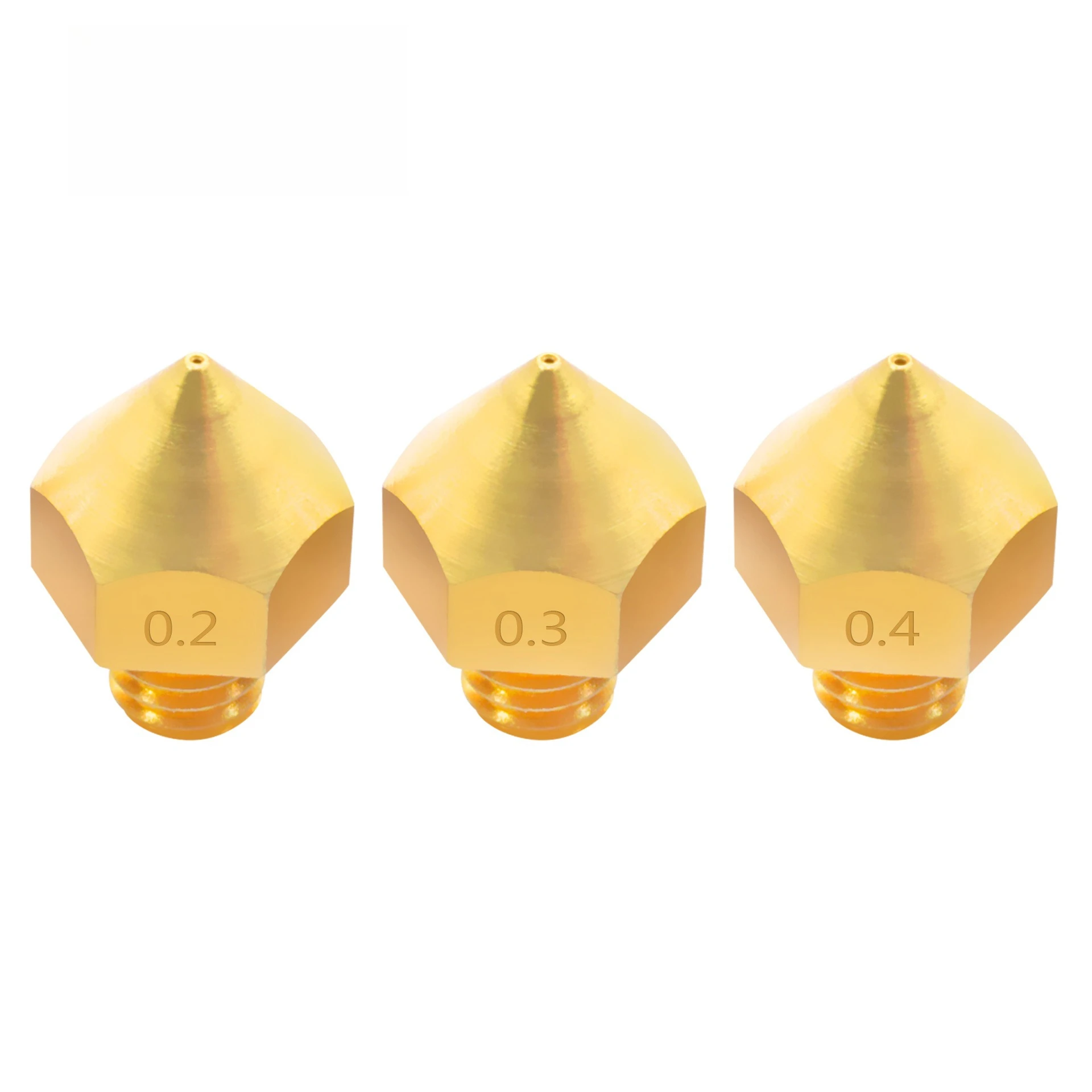 3D printer nozzle Makerbot Mk8 nozzle cr10 tip large aperture brass nozzle M6 thread 1.75