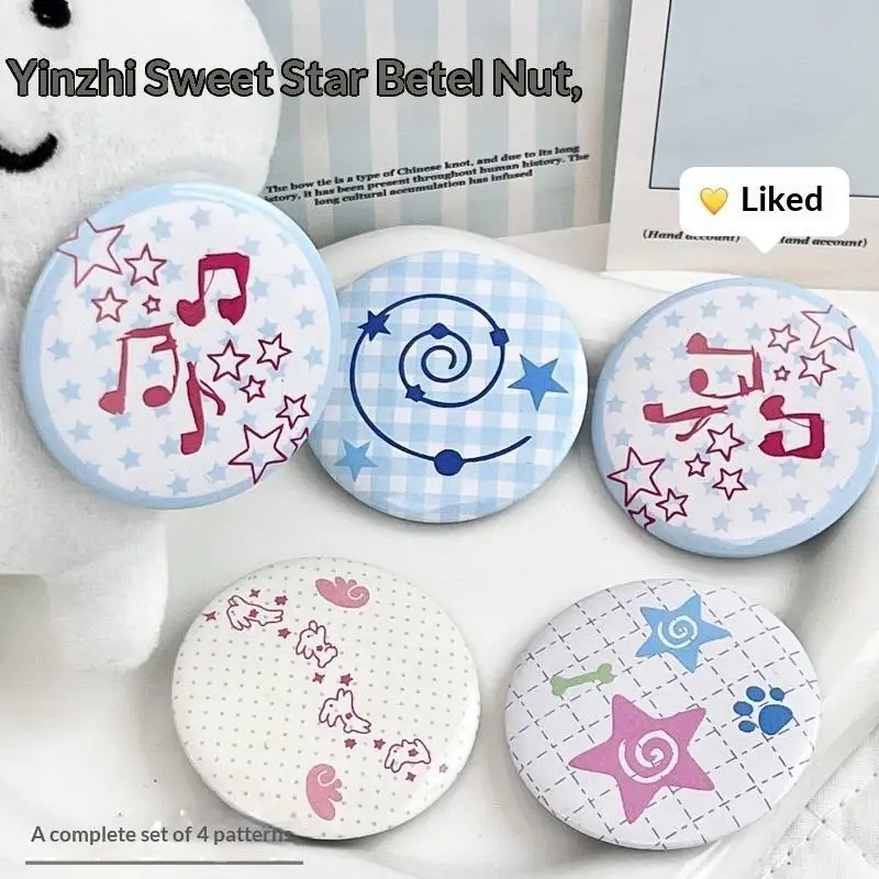 New#4/6Pcs INS Style Badge Pins Cute Musical Notes Cartoon Animals Brooch For Backpack Clothing Hat Decoration Jewelry Gifts