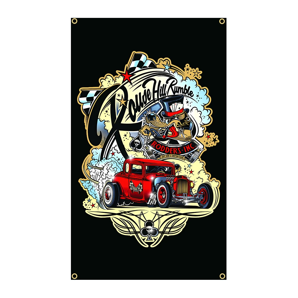 3X5Ft Rodders Inc “Rouse Hill Rumble” Flag Banner Decoration 90x150cm Jemony