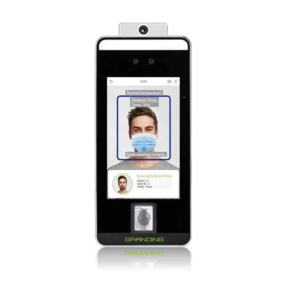 Body Temperature Detector Supported Visible Light SpeedFace V5L Facial Recognition (FacePro5-TD)