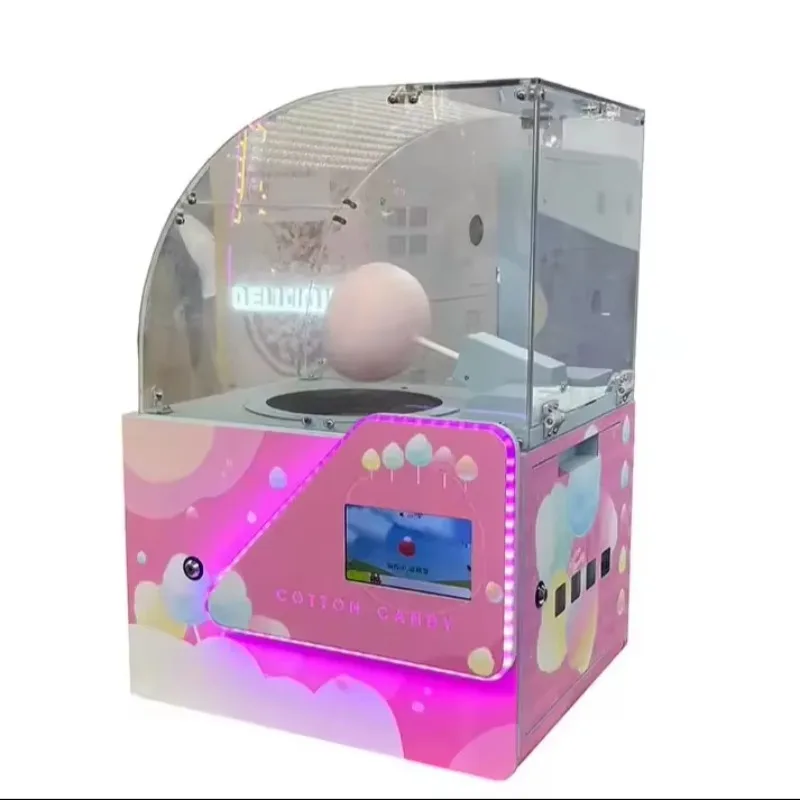 

2025 Hot Sale Latest Floss Flower Small Automatic Machine Cotton Candy Vending Machine