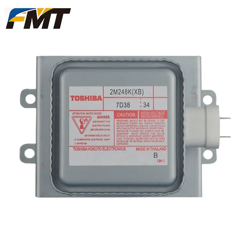 

FMT.2M248K 2M248K(XB) 1000W Новый оригинальный магнетрон с воздушным охлаждением для промышленной микроволновой печи Toshiba