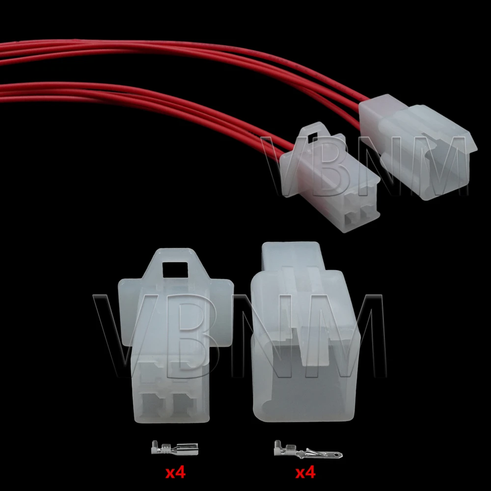 4 Pin 6040-4111 6030-4991 2.8mm Series AC Assembly Female Male Connector Motorcycle Wire Socket