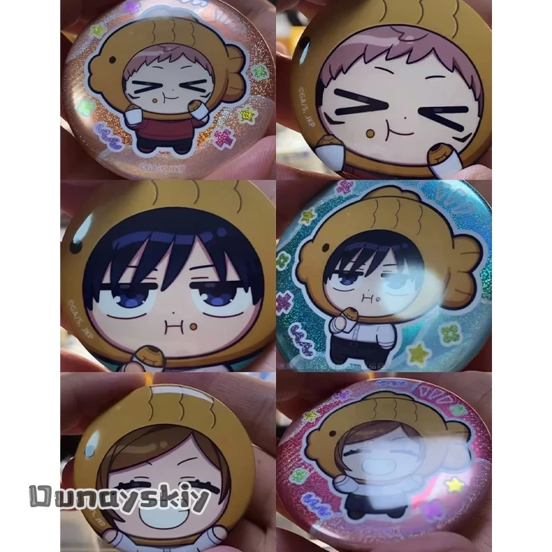 921Halloween Mu*shoku Tensei Old Rudeus Badge Future Rudeus Metal Pin Anime Comic Con Collectible Decor Accessory Disfraz Cos