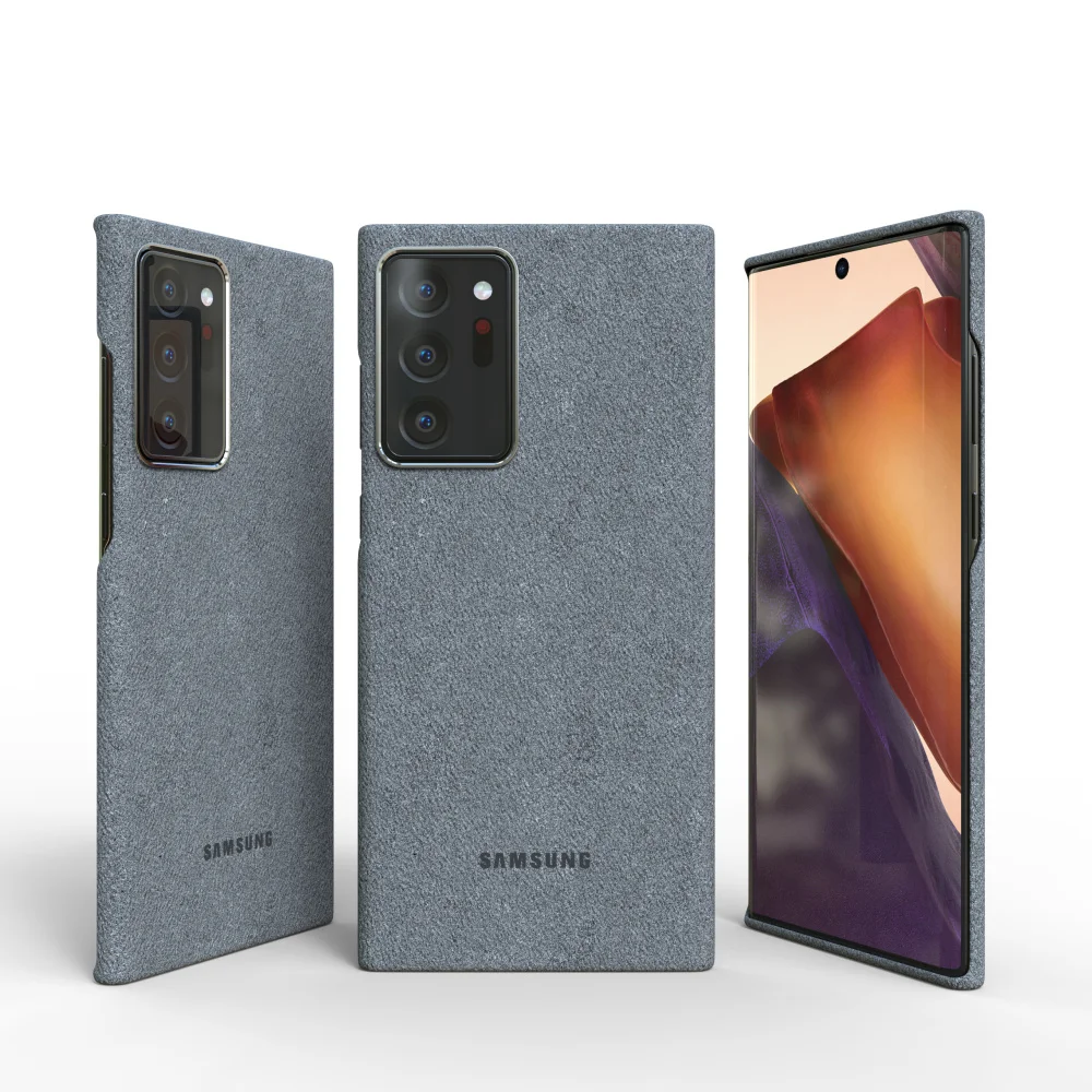 Originele Samsung Galaxy Note20 Ultra Case Hoge kwaliteit suède lederen cover Note20Ultra Premium Full Protect Protector Shell