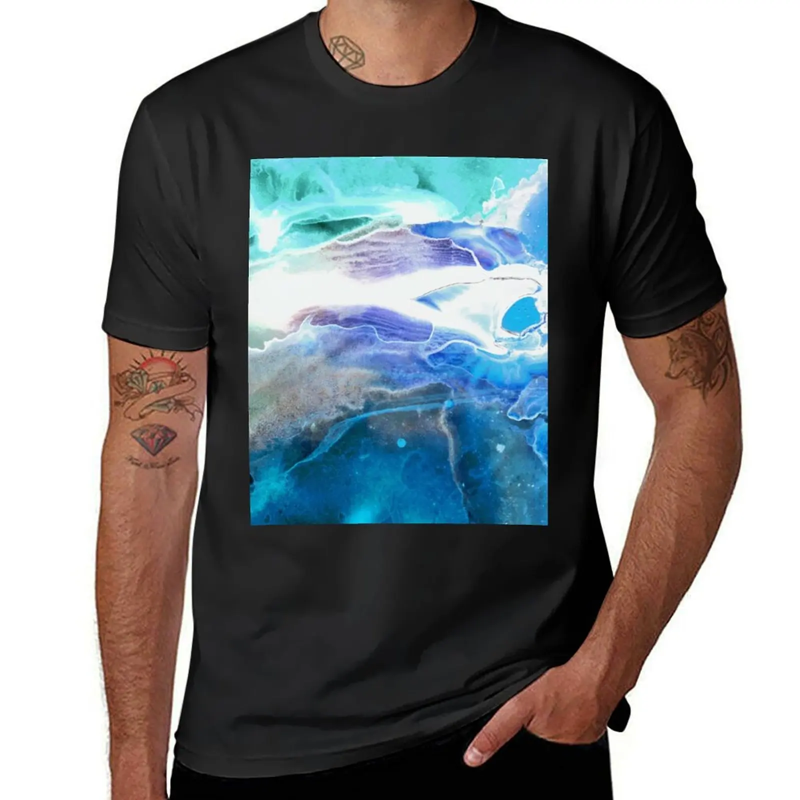 

Winter Waves Ocean Sea Beach Art T-Shirt Blouse cute clothes customizeds shirts graphic tees mens graphic t-shirts anime