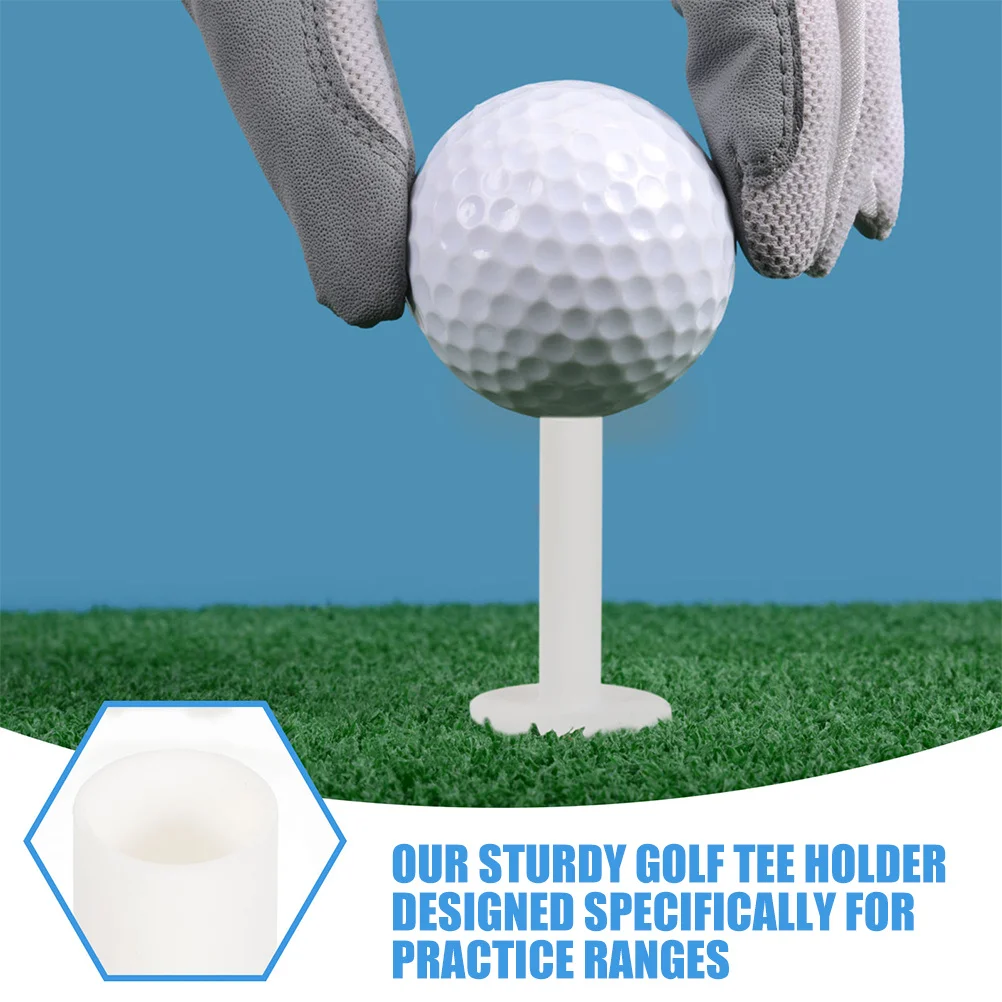 6 قطعة حامل تي شيرت جولف سيليكون مسطح دعم مستقر مدمج محمول لممارسة التدريب ملحقات الجولف حامل كرات الجولف #4