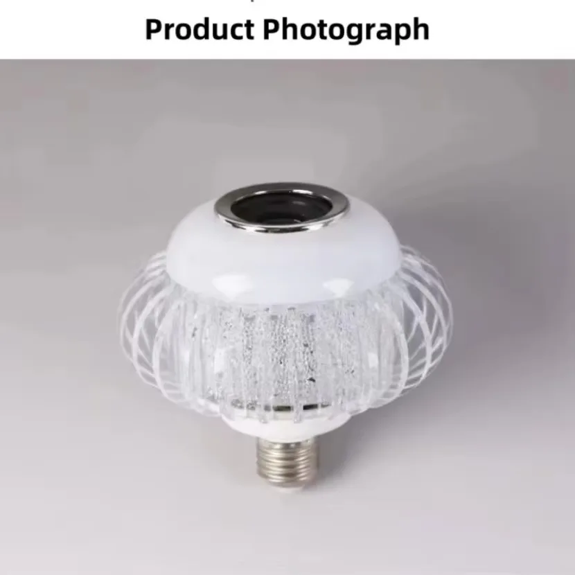 RGB الموسيقى ضوء لمبة الضوء الأبيض اللون التحكم عن بعد الغلاف الجوي ضوء لمبة مع مكبر الصوت الذكية بلوتوث E27 LED لمبات #5