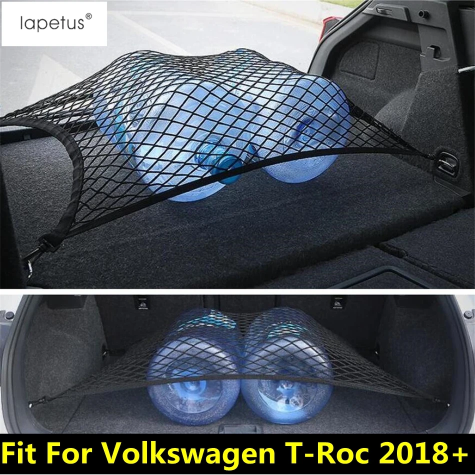 Rear Trunk Luggage Storage Container Cargo Mesh Multifunction Net Kit Accessories Interior For Volkswagen T-Roc T Roc 2018 -2022