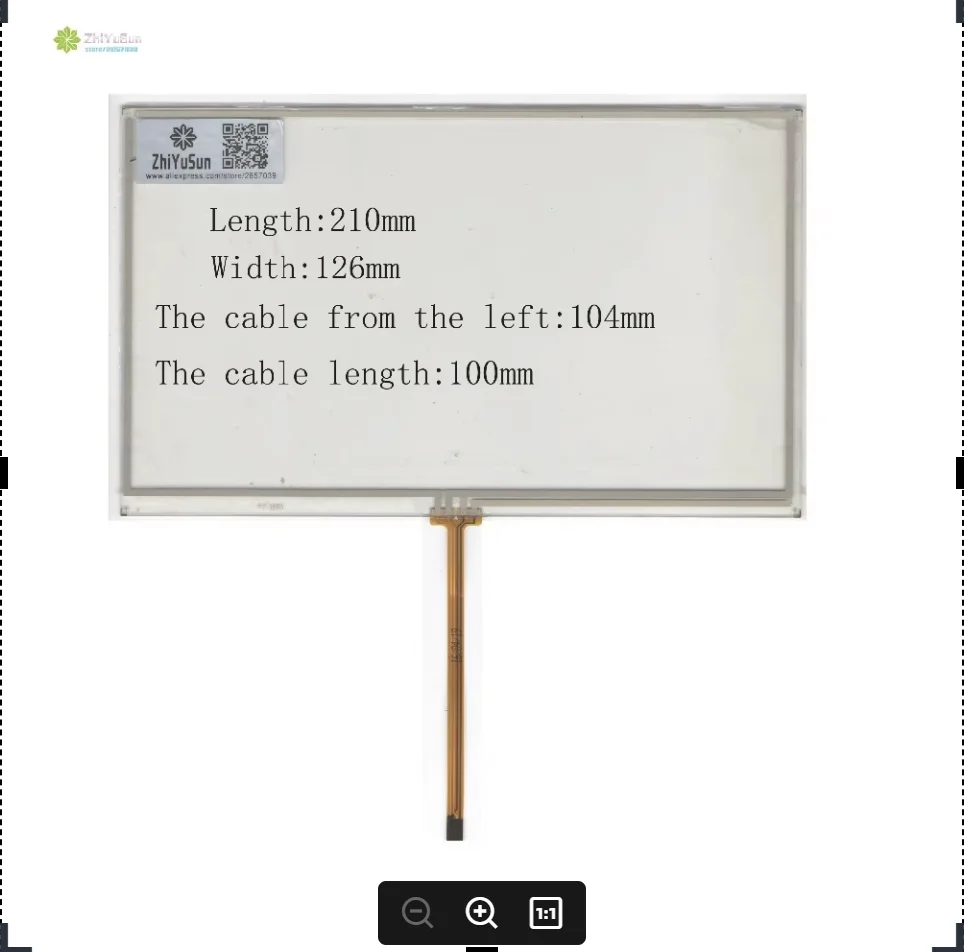 P2-3200 210mm*126mm 9inch 4lines NEW Touch Screen Panel TOUCH Glass Sensor 210*126 For DVD Car Touch Screen