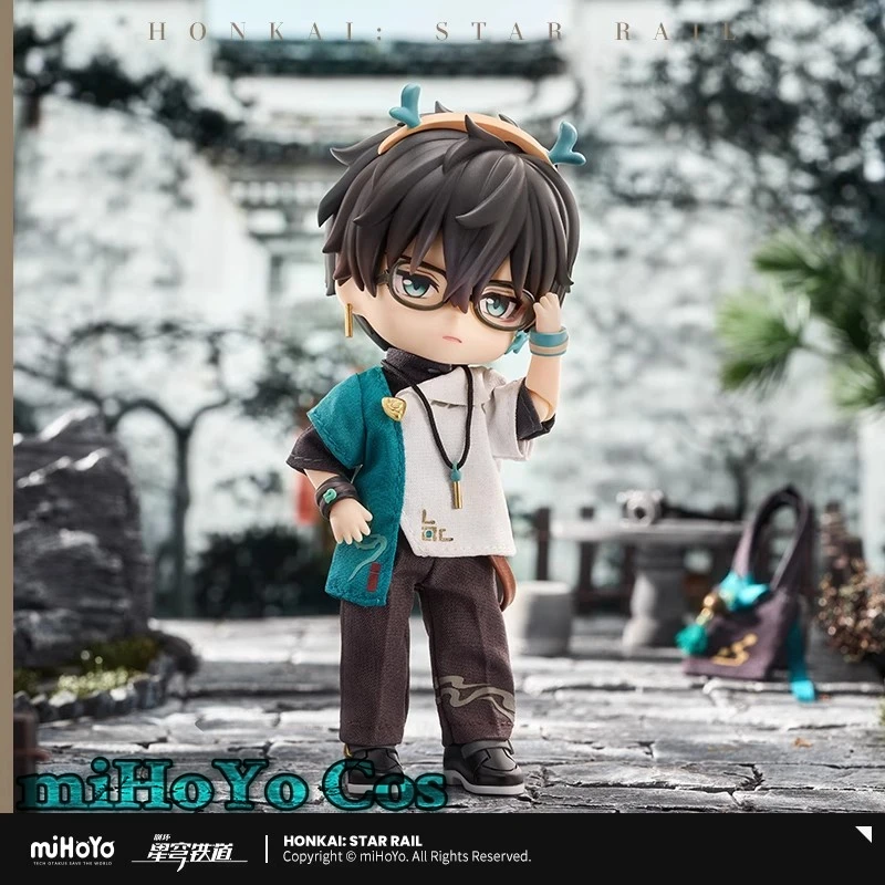 [حقيقي] MiHoYo Game Honkai Star Rail DanHeng Anime Cartoon Desktop Collection Decoration Cosplay Accessories Halloween