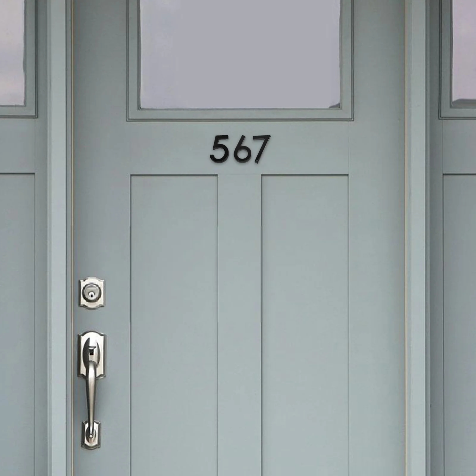 

10pcs Wall Adhesive House Numbers Office Numbers Hotel Door Modern Mailbox Waterproof