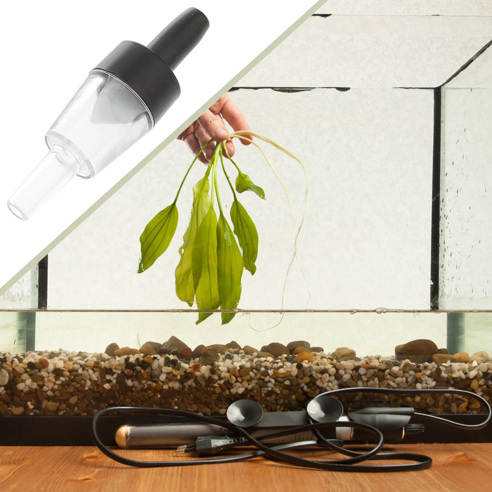 

20Pack Aquarium Air Pump Check Valves Plastic Sturdy One Way Non Return Valve for Fish Tank Air Pump Accessories