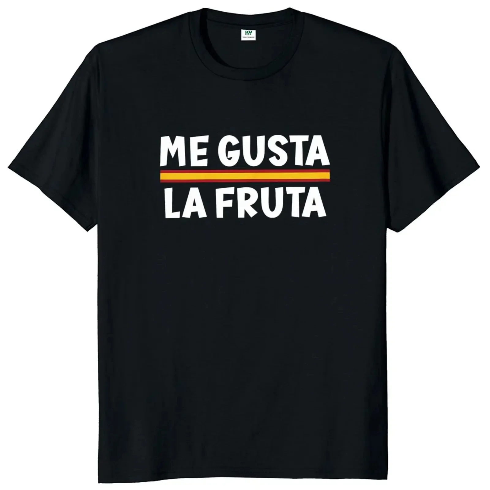 Me Gusta La Fruta T-shirt I Like Fruits Funny Spanish Meme T Shirts For Men Women 100% Cotton Unisex Tee Tops 50950